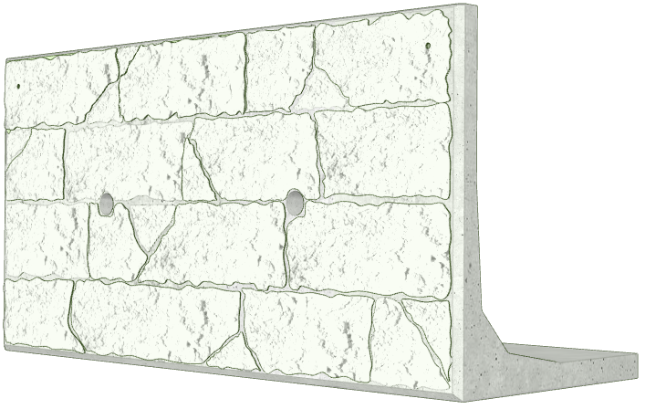 ＹＬウォール (石目模様)