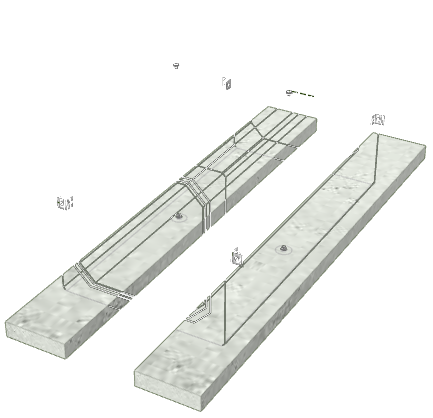 プレキャスト基礎板(ボックスカルバート対応)