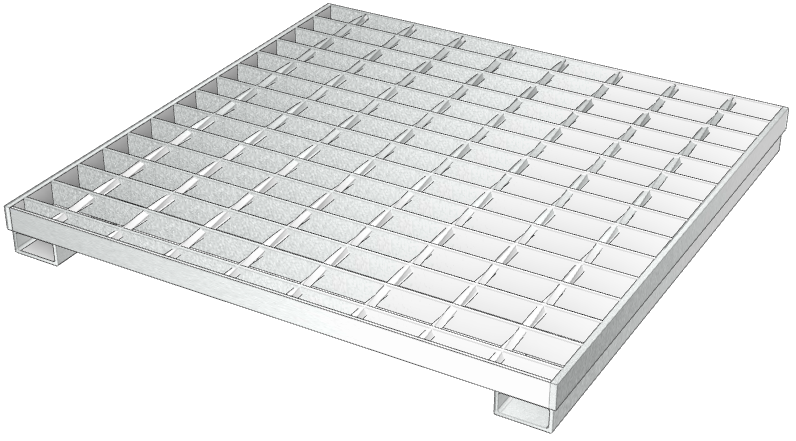 溜桝グレーチング 落込式