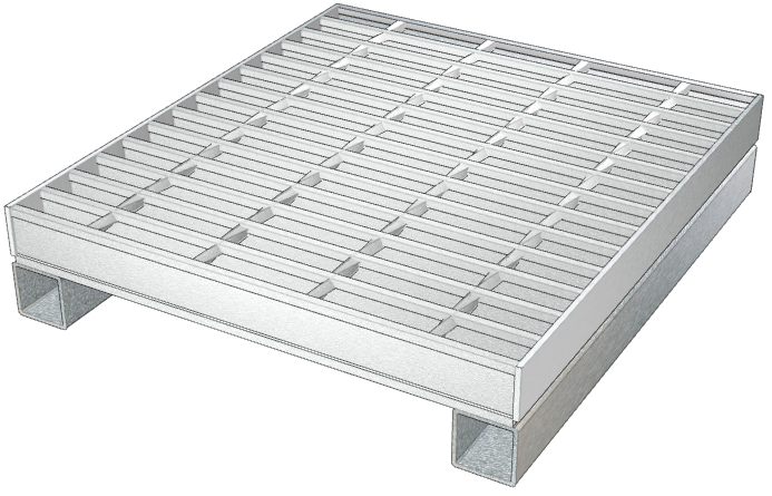 現場打用側溝蓋グレーチング（T-25）